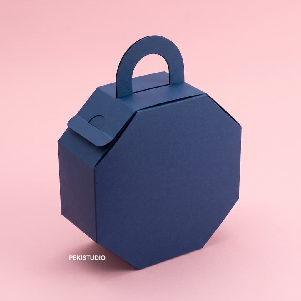 Caja Hexagonal ¡Descarga Gratis! 📦 - Slide 1