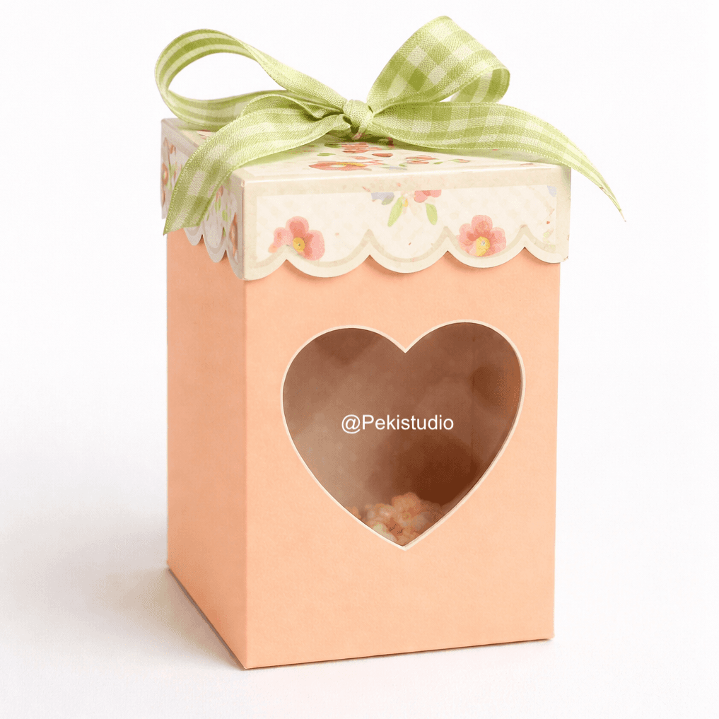 Caja de Galletas Corazón ¡Descarga Gratis! 🍪 - Slide 1