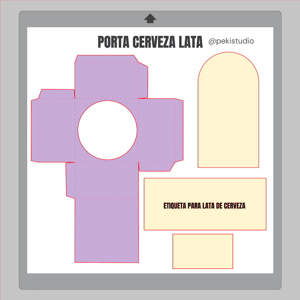 Porta Cerveza en Lata ¡Descarga Gratis! 🍻 vista 2
