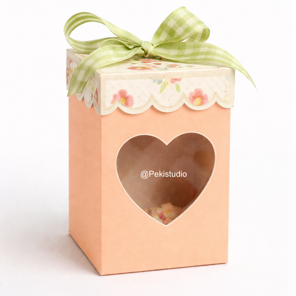 Caja de Galletas Corazón ¡Descarga Gratis! 🍪 vista 1