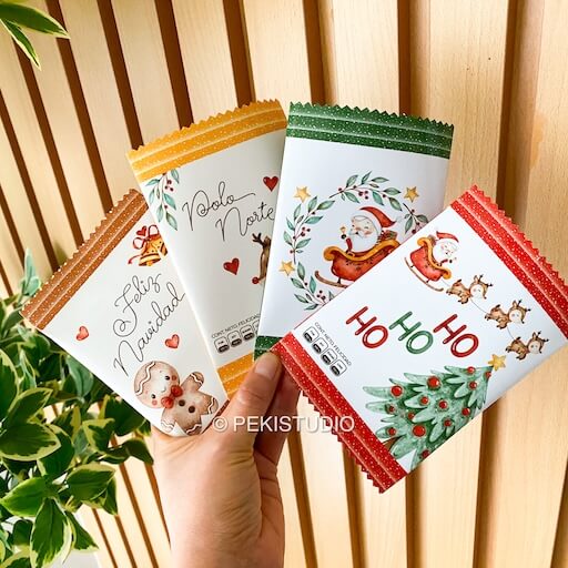 Descarga Gratis una Bolsita Navideña para dulces vista 2