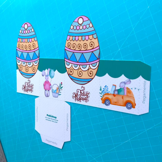 Nidito Sorpresa! Caja Huevos de Pascua vista 2